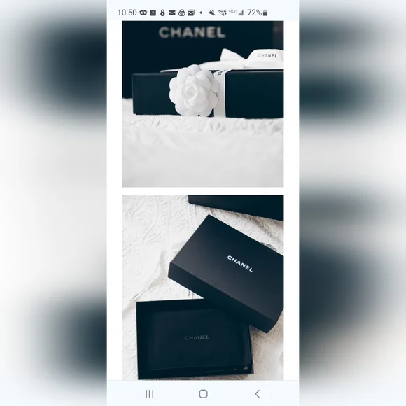 Classic Chanel lambskin wallet on chain black with gold - Picture 2 of 16